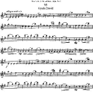 长笛曲谱 | 斯勒新老风格长笛练习重奏曲 第一部分 NO.95 NO.96 Siegfried Thiele S. 斯勒