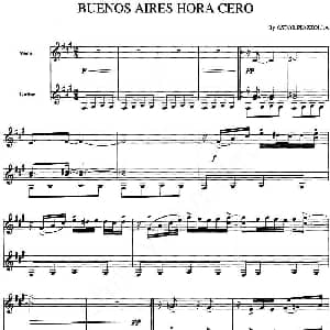 小提琴谱 | BUENOS AIRES HORA CERO 小提琴 吉他 皮亚佐拉
