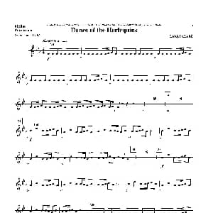 Dance of Harlequins 打击乐组Mlts分谱