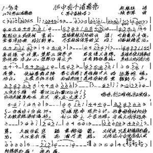 心中有个诸葛亮_歌谱投稿_词曲:赵继铨 张艺军