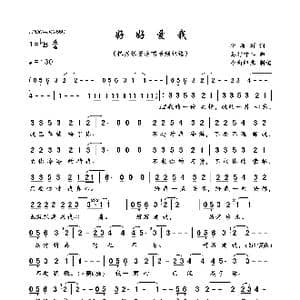 好好爱我_歌曲简谱_词曲:李超群 岛村叶二