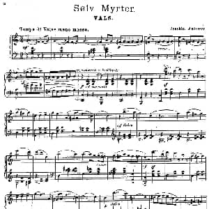 Sølv myrter 钢琴谱 丹麦 安德森