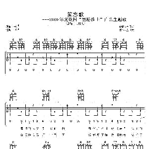 笑忘歌 吉他谱 五月天 五月天 五月天
