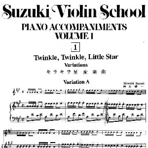 小提琴谱 | 铃木小提琴教材第一册 Suzuki Violin School VOLUME 1 小提琴 钢琴伴奏 铃木镇一
