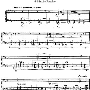 李斯特 旅游岁月 第三集 S.163 No.6 葬礼进行曲 钢琴谱 李斯特