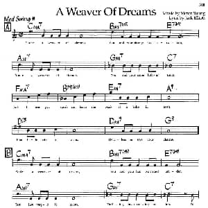 A Weaver Of Dreams 钢琴谱