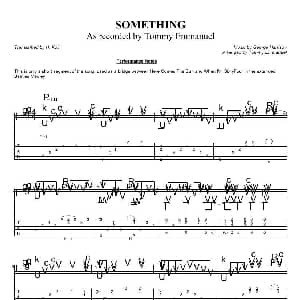 tommy emmanuel something 吉他谱