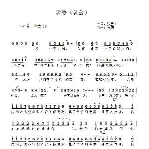 老婆_歌曲简谱_词曲:张喜山 吴巍