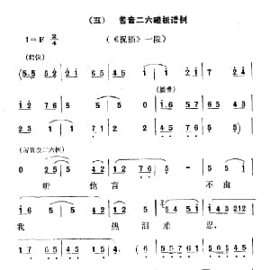 秦腔 听他言不由我热泪难忍 祝福 选段