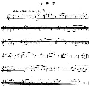 长笛曲谱 | 史蒂芬