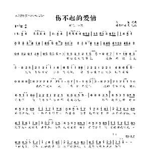 ​伤不起的爱情_歌曲简谱_词曲:凡星 凡星