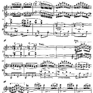 降B大调第二钢琴协奏曲 钢琴谱 约翰内斯 勃拉姆斯