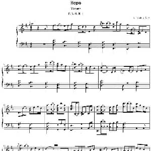 Hope 钢琴谱 Yiruma作曲 SilverRay制谱
