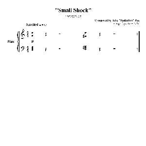 Small Shock 钢琴谱