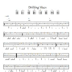 Drifting blues 吉他谱 Charles Brown