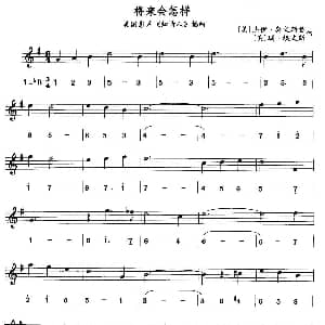 萨克斯谱 | 将来会怎样 美国电影 知情人 插曲 线简谱对照版