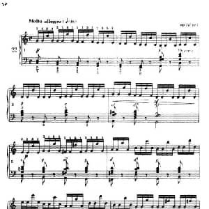 手风琴谱 | 车尔尼手风琴练习曲集 第Ⅲ册 P52—74