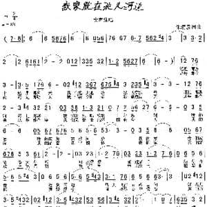 我家就在洮儿河边_歌谱投稿_词曲:朱清彦 朱清彦