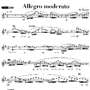 萨克斯谱 | Allegro guisto 版本二 M Marchesi