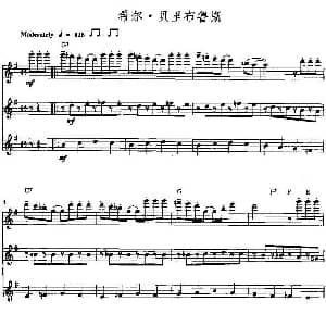 长笛曲谱 | 希尔 贝里布鲁斯 三重奏