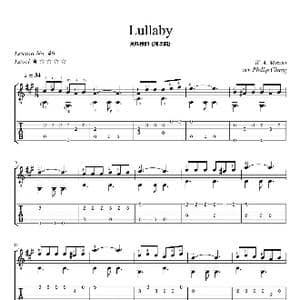 莫扎特的 摇篮曲 _歌曲简谱_词曲: 莫扎特