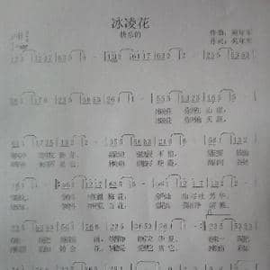 冰凌花 _歌谱投稿_词曲:苑年军 苑年军