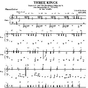 THREE KINGS 钢琴谱