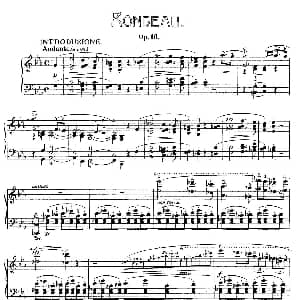 Rondo in E flat Major Op.16 钢琴谱 肖邦 chopin