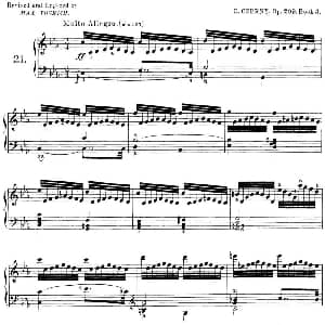 40首车尔尼Op.299钢琴快速练习曲 钢琴谱 车尔尼