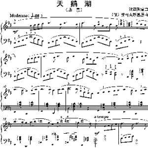 天鹅湖_歌谱投稿_词曲: 沈建国编曲版