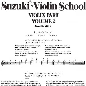 小提琴谱 | 铃木小提琴教材第二册 Suzuki VIOLIN PART VOLUME 2 铃木镇一