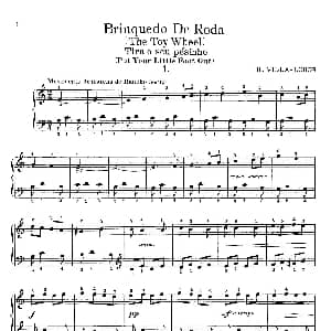 Brinquedo de Roda 钢琴谱 海托尔 维拉 罗勃斯