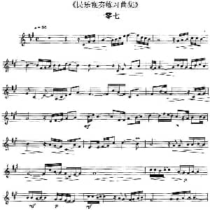 民乐视奏练习曲集 107—108