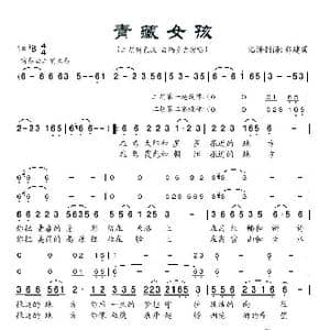 青藏女孩_歌谱投稿