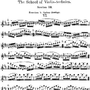 小提琴谱 | 史拉迪克小提琴技术练习 第3册 Ⅵ