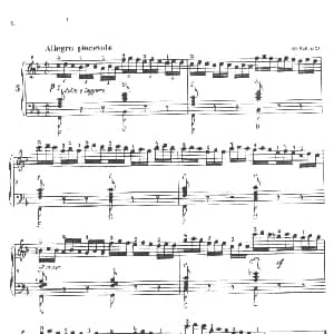 手风琴谱 | 车尔尼手风琴练习曲集 第Ⅱ册 第5 8首