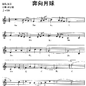 电子琴谱 | 奔向月球