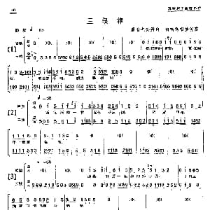 单弦 牌子 三根棒 白鸣秀 白鸣秀伴奏