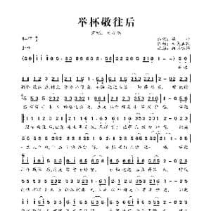 举杯敬往后_歌曲简谱_词曲:苗子 灰色幽默