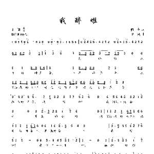 我醉啦_歌曲简谱_词曲:何也 张卫民