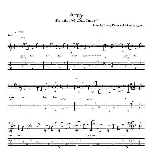 tommy emmanuel amy version 2 吉他谱 tommy emmanuel