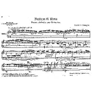 Fontane di Roma 钢琴谱 奥托里诺•雷斯庇基 Ottorino Respighi