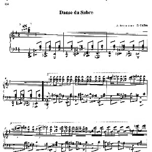 Sabre Dance 钢琴谱 阿拉姆 伊里奇 哈恰图良