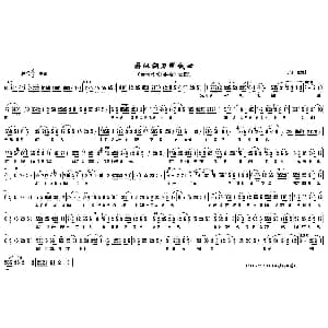 黄梅戏谱 | 好似钢刀剜我心 小辞店 选段 彭龙绍记谱 蒋镇怀制谱