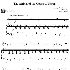 The Arrival of the Queen of Sheba 单簧管 钢琴
