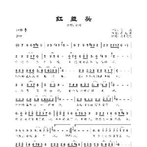 红盖头_歌曲简谱_词曲:向北 李先锋