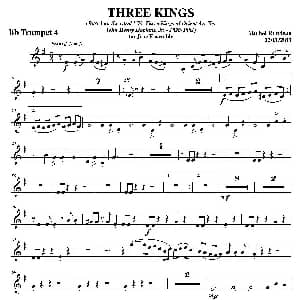 THREE KINGS 第四降B小号分谱