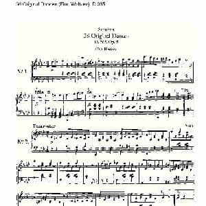 36 Original Dances 钢琴谱