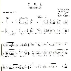 熏风曲 洞箫二重奏 戴树红标演奏法