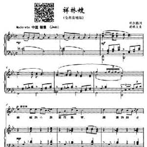 祥林嫂_民歌简谱_词曲:邵永强 尚德义